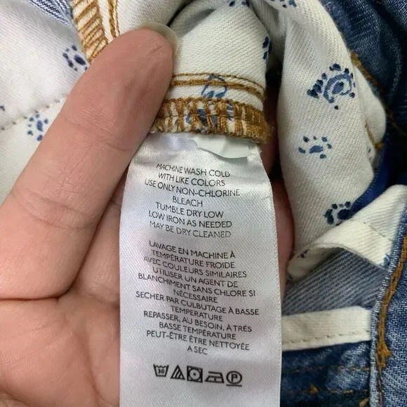 Anthropologie Pilcro Relaxed Drawstring Ankle Jeans Womens Size 27 NWT $148 - Picture 8 of 11